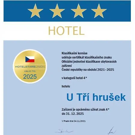 Апарт-отель U Tri Hrusek & 4*