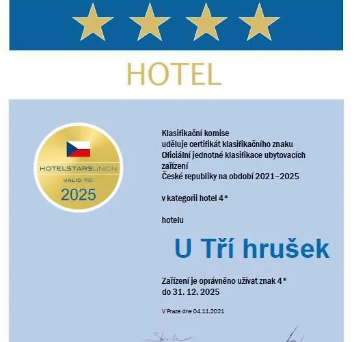 아파트호텔 U Tri Hrusek & 4*